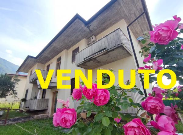 CALTRANO - TRICAMERE IN QUADRIFAMILIARE CON GARAGE, CANTINA E ORTO